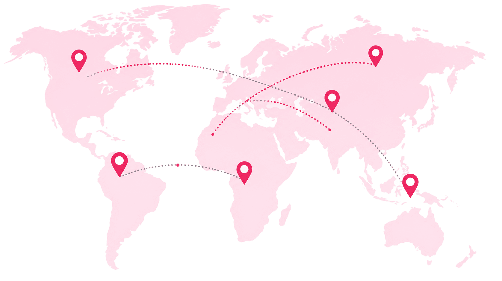 World map showing Style Stack reach